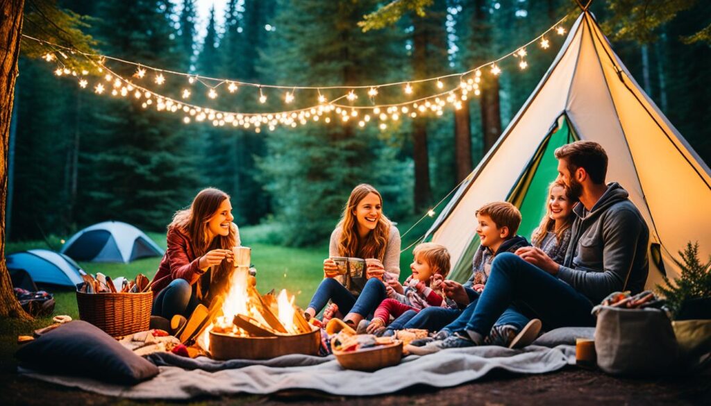 backyard camping