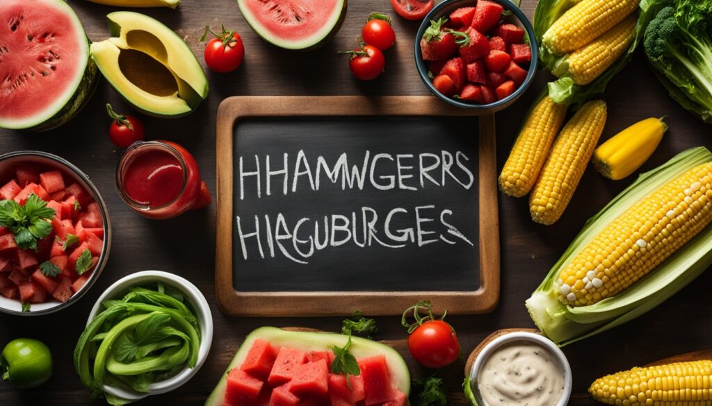barbecue menu planning