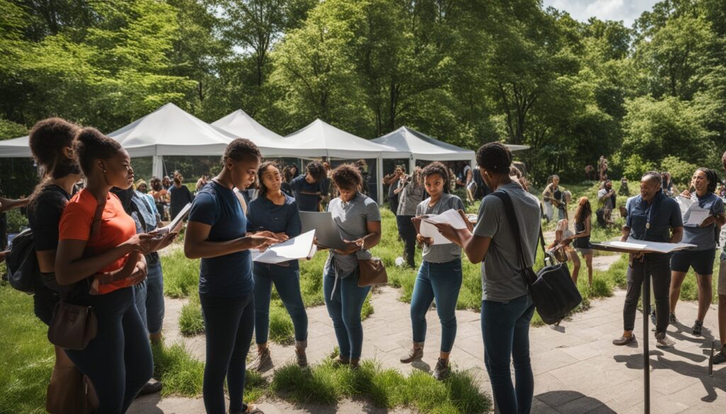 community event venue selection