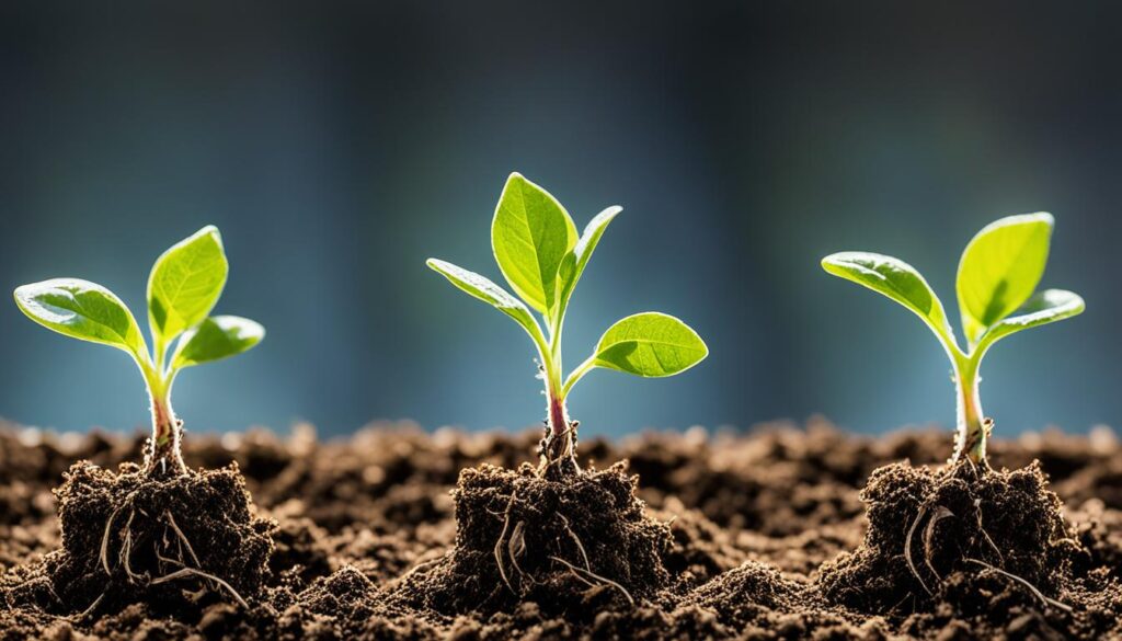 growing plants