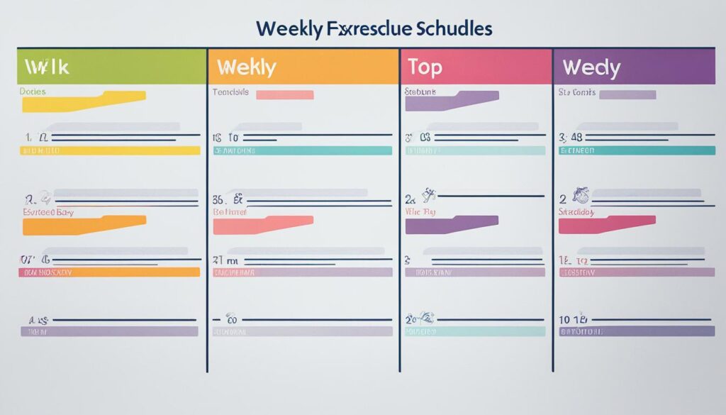 home fitness schedule