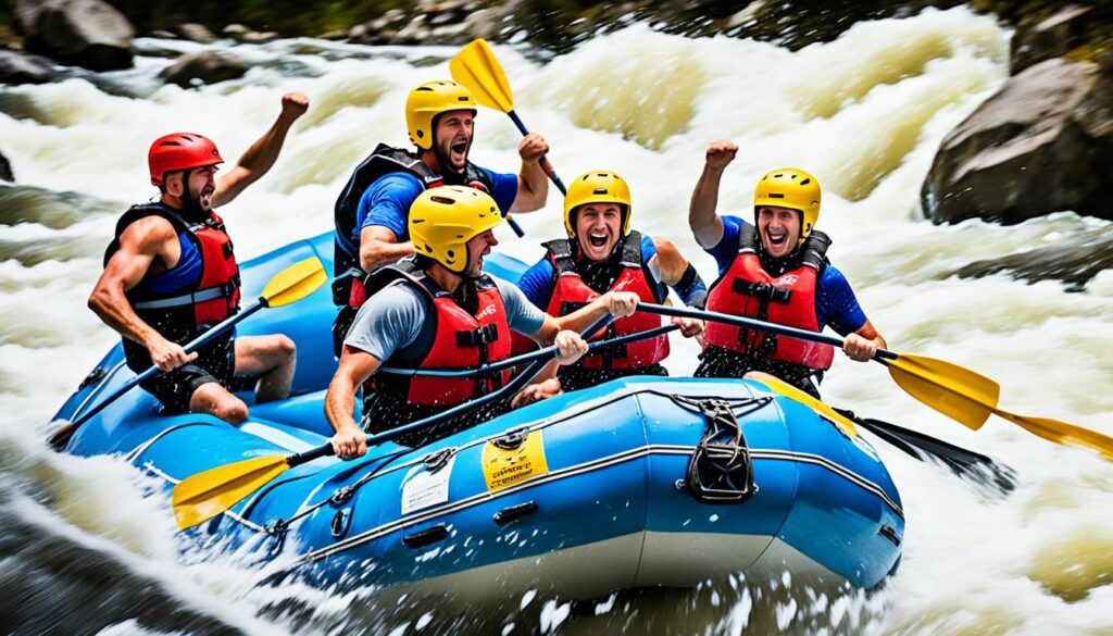 white water rafting